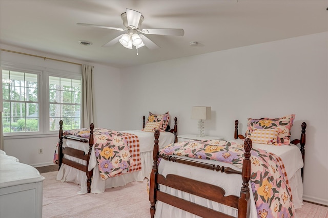 508 Scotts Way, Augusta, GA 30909 - bedroom with ceiling fan and light colored carpet