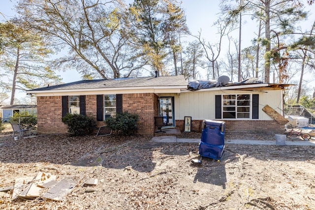 view of back of property