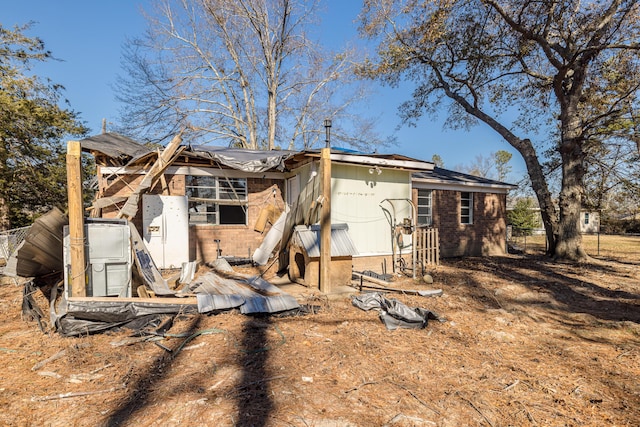 view of back of property