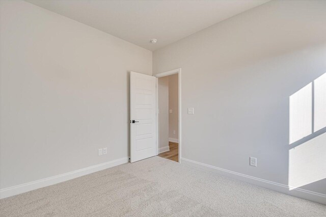 spare room with carpet floors