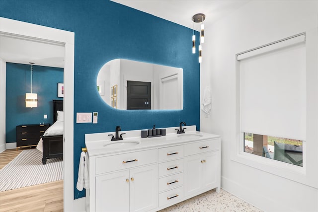 1008 Folly Run Dr, Lincolnton, GA 30817 - bathroom with double vanity and baseboards