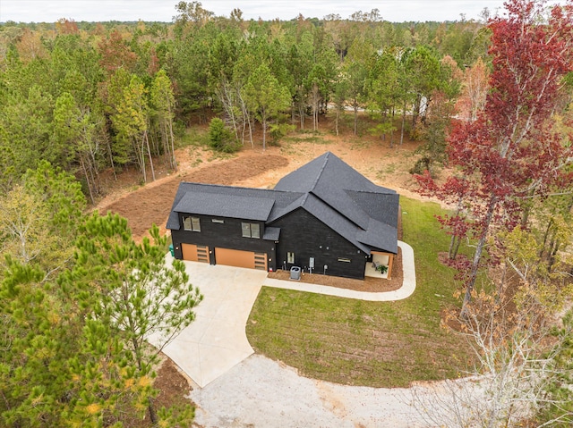 1008 Folly Run Dr, Lincolnton, GA 30817 - aerial view of property and surrounding area with a heavily wooded area