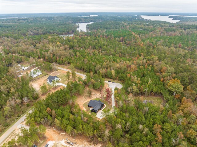 1008 Folly Run Dr, Lincolnton, GA 30817 - aerial view of property's location with a heavily wooded area and a large body of water