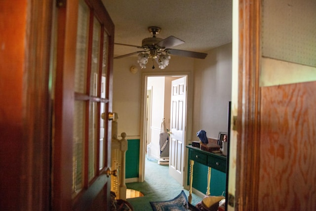 corridor featuring carpet