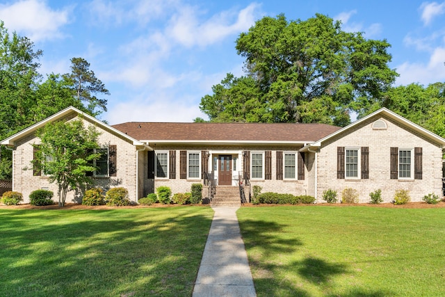 4065 S Goshen Lake Dr, Augusta, GA 30906 - ranch-style home featuring a front yard and brick siding