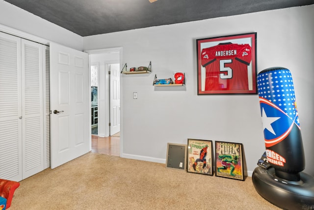 4065 S Goshen Lake Dr, Augusta, GA 30906 - playroom with baseboards and carpet floors