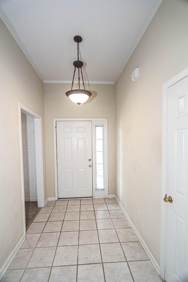 944 Cannock St, Grovetown, GA 30813 - foyer featuring crown molding and light tile patterned floors