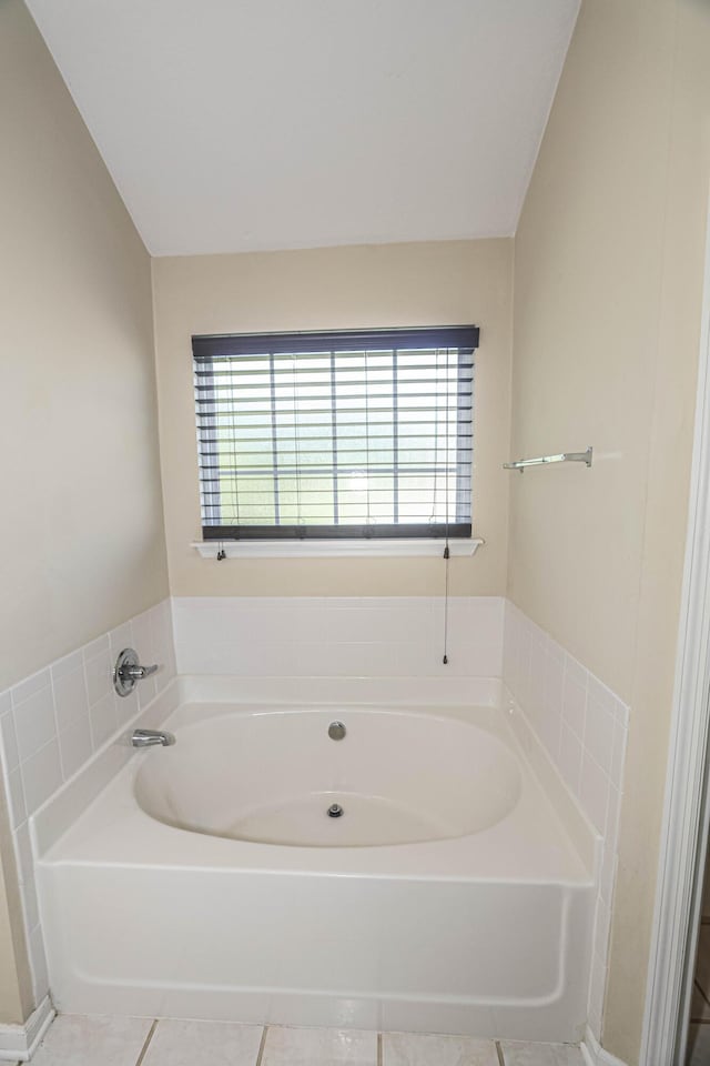 944 Cannock St, Grovetown, GA 30813 - bathroom featuring a garden tub, healthy amount of natural light, and tile patterned flooring