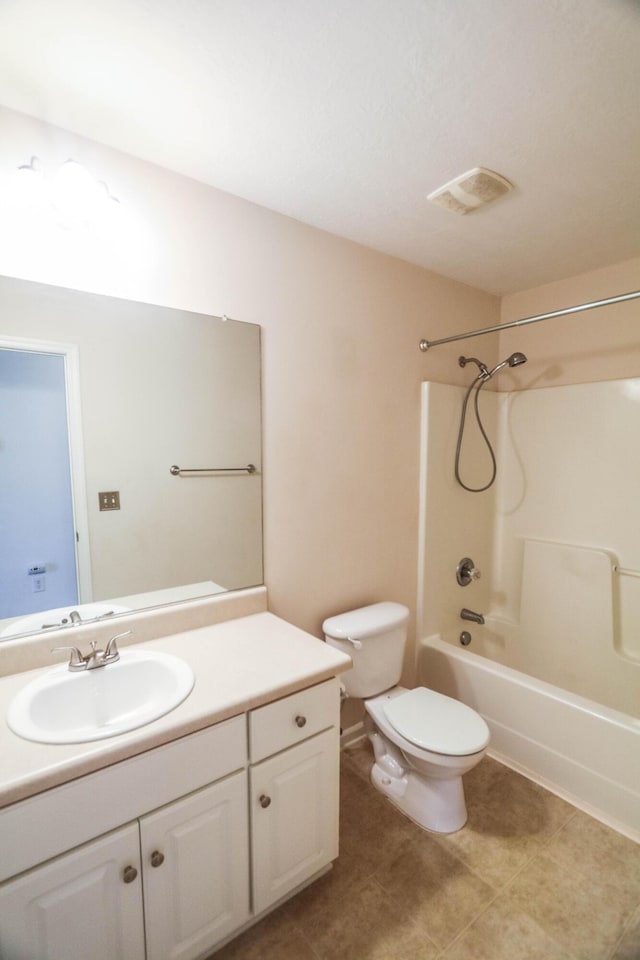 944 Cannock St, Grovetown, GA 30813 - full bath with vanity, tile patterned flooring, and shower / washtub combination
