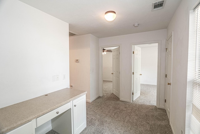 944 Cannock St, Grovetown, GA 30813 - hallway with light carpet and an office area