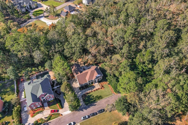 aerial view featuring a residential view