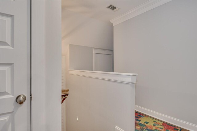 649 Bent Creek Dr, Evans, GA 30809 - interior space with visible vents, baseboards, and ornamental molding