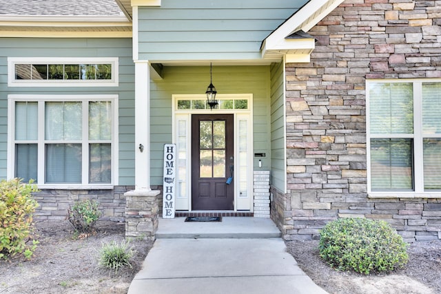 view of entrance to property