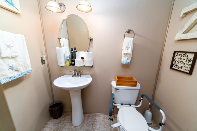 bathroom with toilet