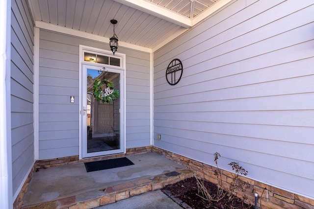 view of entrance to property