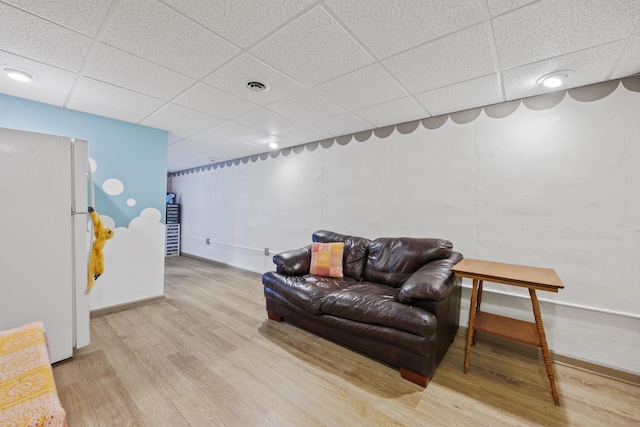 534 Creekridge Rd, Aiken, SC 29803 - living area with a paneled ceiling and wood finished floors