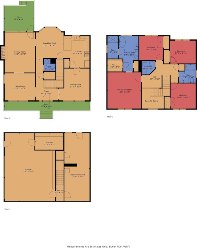 534 Creekridge Rd, Aiken, SC 29803 - view of floor plan / room layout