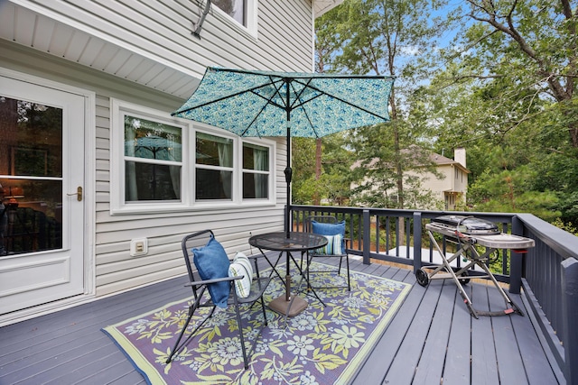534 Creekridge Rd, Aiken, SC 29803 - view of wooden terrace