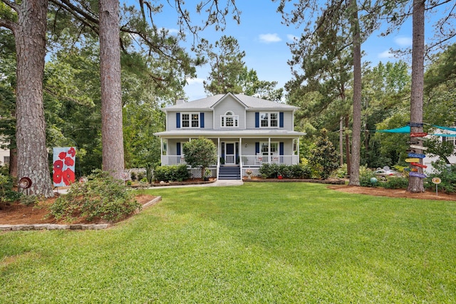 534 Creekridge Rd, Aiken, SC 29803 - colonial house with a porch and a front yard