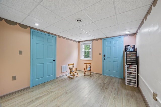 534 Creekridge Rd, Aiken, SC 29803 - foyer with light wood-style floors and a paneled ceiling