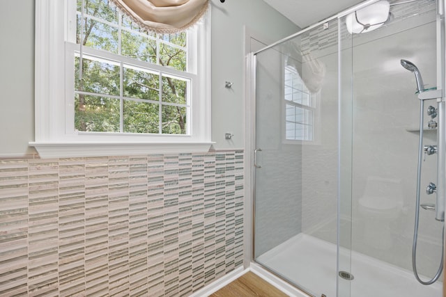 534 Creekridge Rd, Aiken, SC 29803 - full bath featuring a stall shower and tile walls