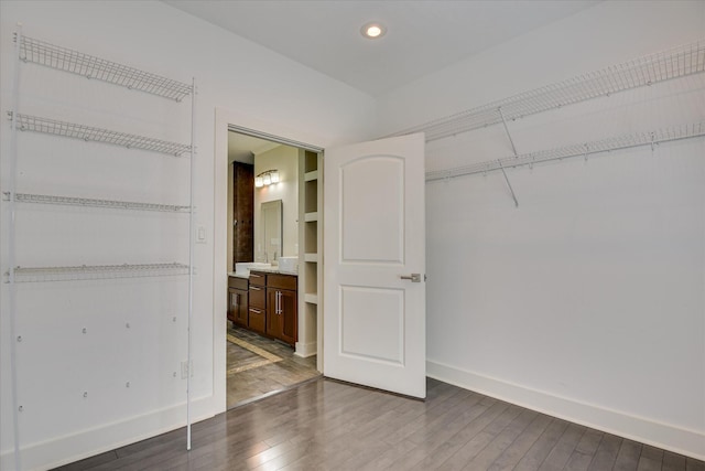525 Brigham Trl, Augusta, GA 30909 - unfurnished bedroom featuring wood finished floors, ensuite bathroom, a closet, and recessed lighting