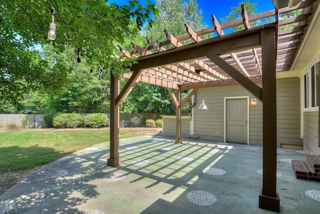 525 Brigham Trl, Augusta, GA 30909 - view of patio / terrace featuring a pergola