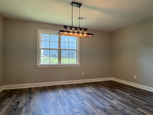 3112 Fieldstone Cir, Augusta, GA 30907 - spare room featuring dark wood-style floors and baseboards