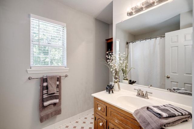 123 Sugar Maple Ln, Martinez, GA 30907 - bathroom with vanity and a shower with shower curtain