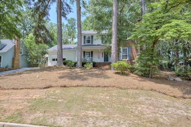 123 Sugar Maple Ln, Martinez, GA 30907 - view of front facade with a porch and a garage