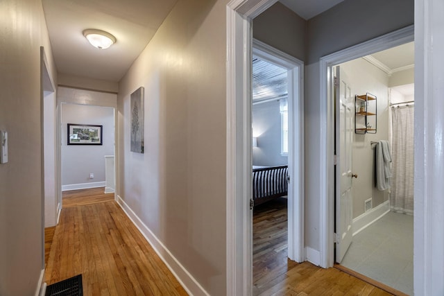 3011 Fox Spring Rd, Augusta, GA 30909 - hall featuring light wood-style flooring and baseboards