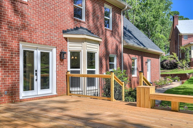 4 Shadowmoor Ct, North Augusta, SC 29841 - deck with french doors