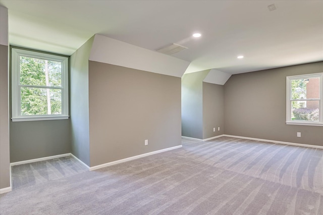 4 Shadowmoor Ct, North Augusta, SC 29841 - bonus room with carpet floors, recessed lighting, and vaulted ceiling
