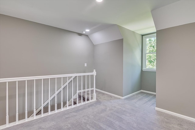 4 Shadowmoor Ct, North Augusta, SC 29841 - bonus room with vaulted ceiling, carpet flooring, and recessed lighting
