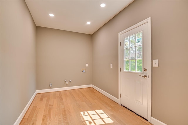4 Shadowmoor Ct, North Augusta, SC 29841 - entryway with light wood-style floors and recessed lighting