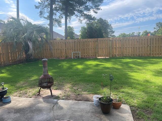 507 Julia Ct, Grovetown, GA 30813 - view of yard with a fire pit