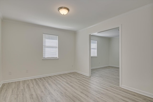 715 Gentlewind Ln, Martinez, GA 30907 - empty room with light wood-type flooring and crown molding