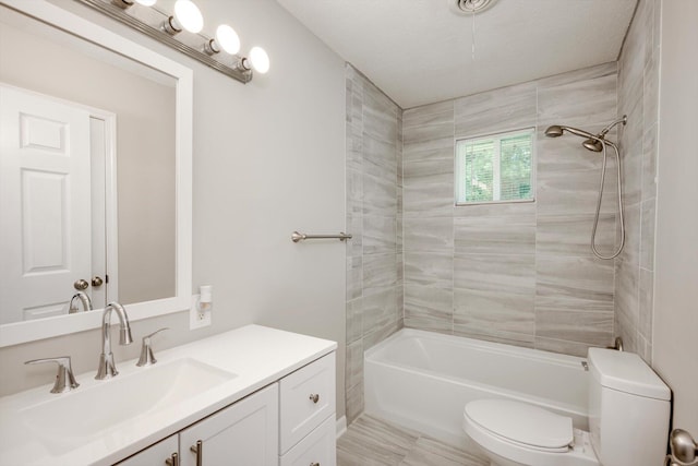 3204 Hillis Rd, Augusta, GA 30906 - bathroom featuring vanity and shower / tub combination