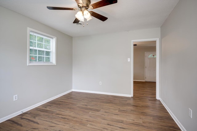 3204 Hillis Rd, Augusta, GA 30906 - unfurnished room featuring wood finished floors and a ceiling fan