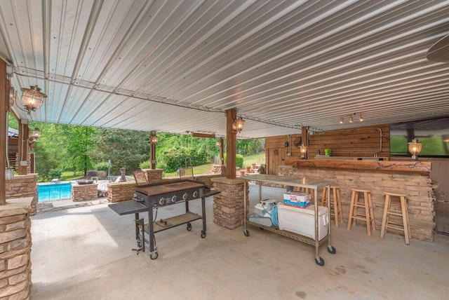 3287 Surrey Rd, Thomson, GA 30824 - view of patio / terrace featuring outdoor dry bar and an outdoor pool
