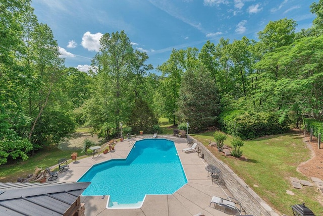 3287 Surrey Rd, Thomson, GA 30824 - pool with a lawn and a patio area