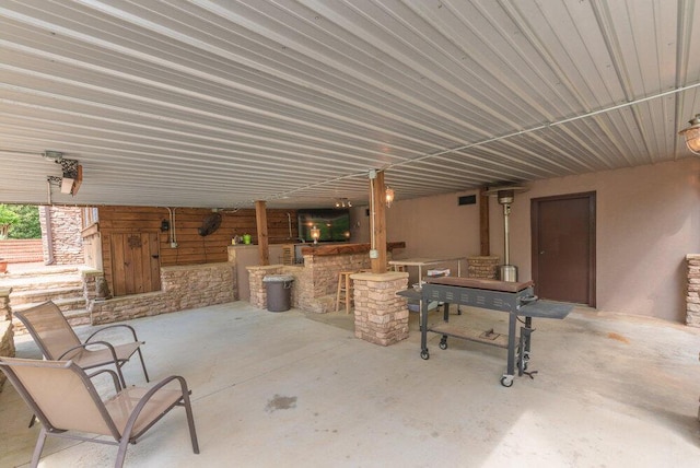 3287 Surrey Rd, Thomson, GA 30824 - view of patio / terrace with outdoor dry bar