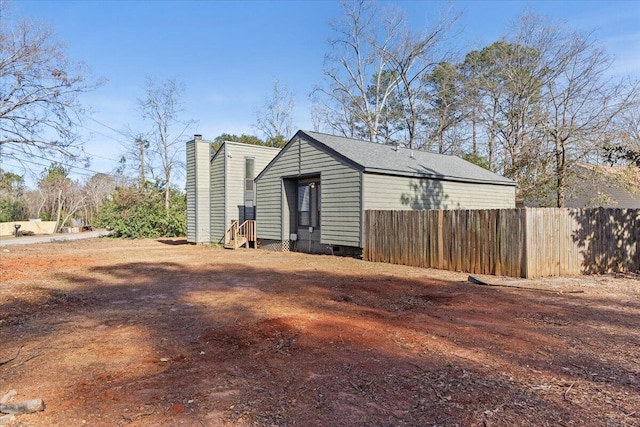 view of rear view of property