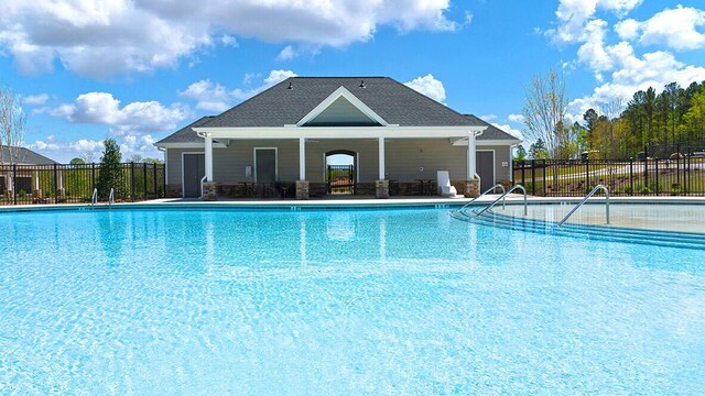 view of pool