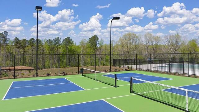 view of sport court with basketball court