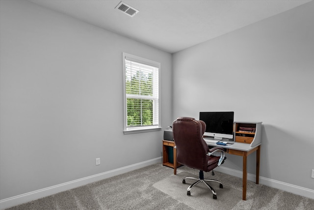3540 Hilltop Trl, Evans, GA 30809 - office with baseboards and carpet flooring