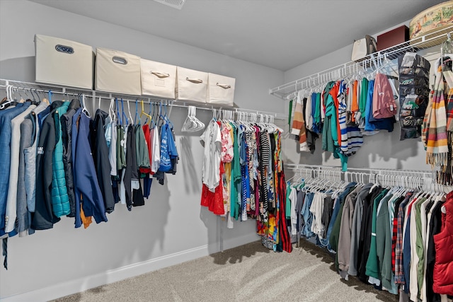 3540 Hilltop Trl, Evans, GA 30809 - walk in closet featuring carpet flooring