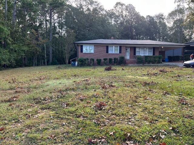 view of ranch-style house