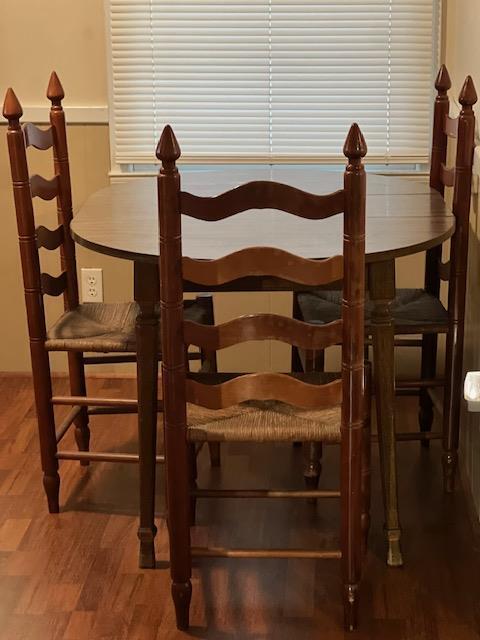 dining room featuring hardwood / wood-style flooring