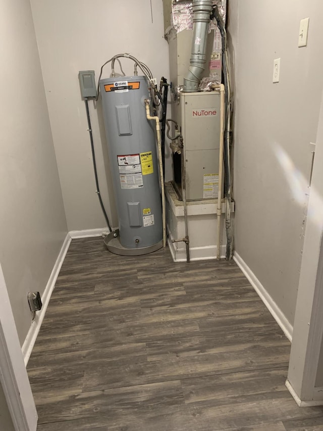 1978 Greene St, Augusta, GA 30904 - utility room with electric water heater